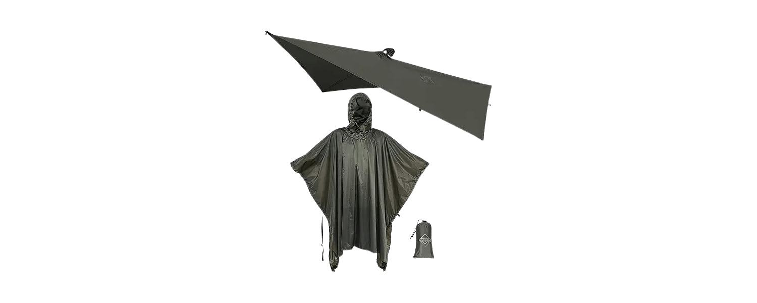 Convertible Rain Poncho Tents