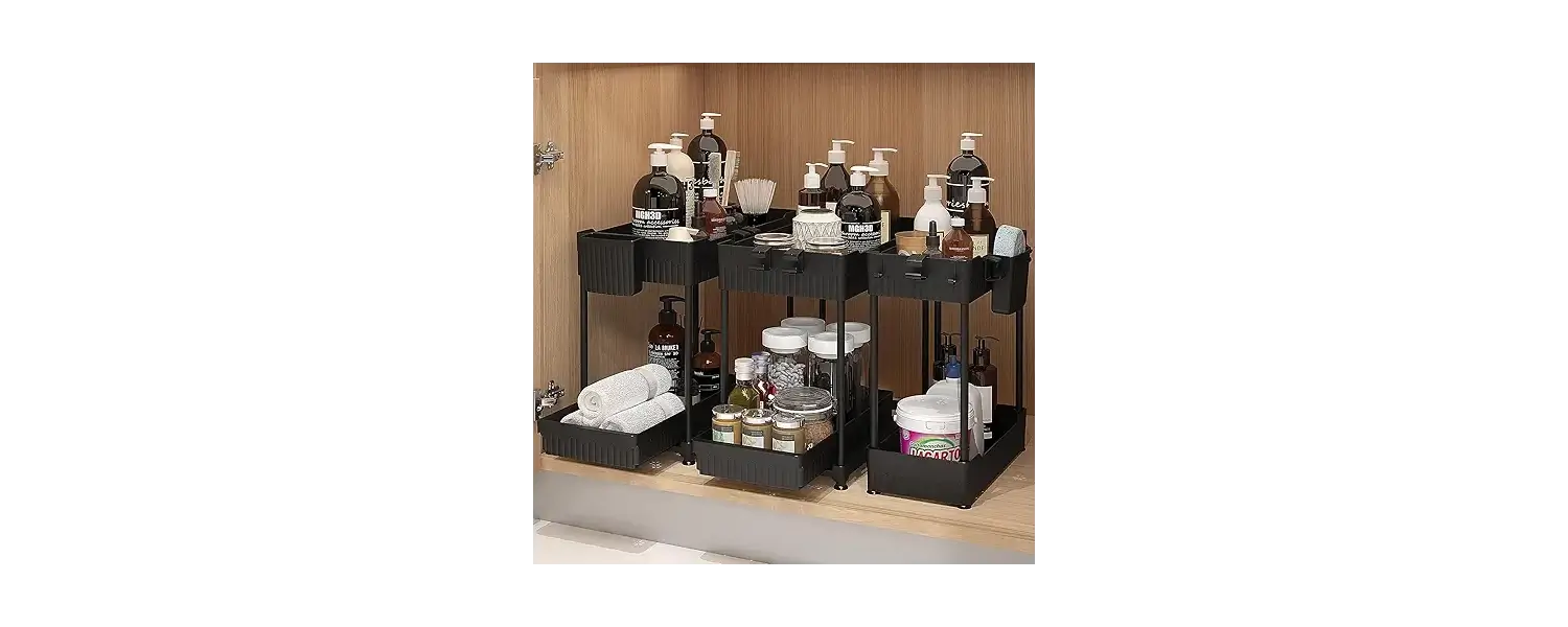 Under-Sink Sliding Drawer Organizer