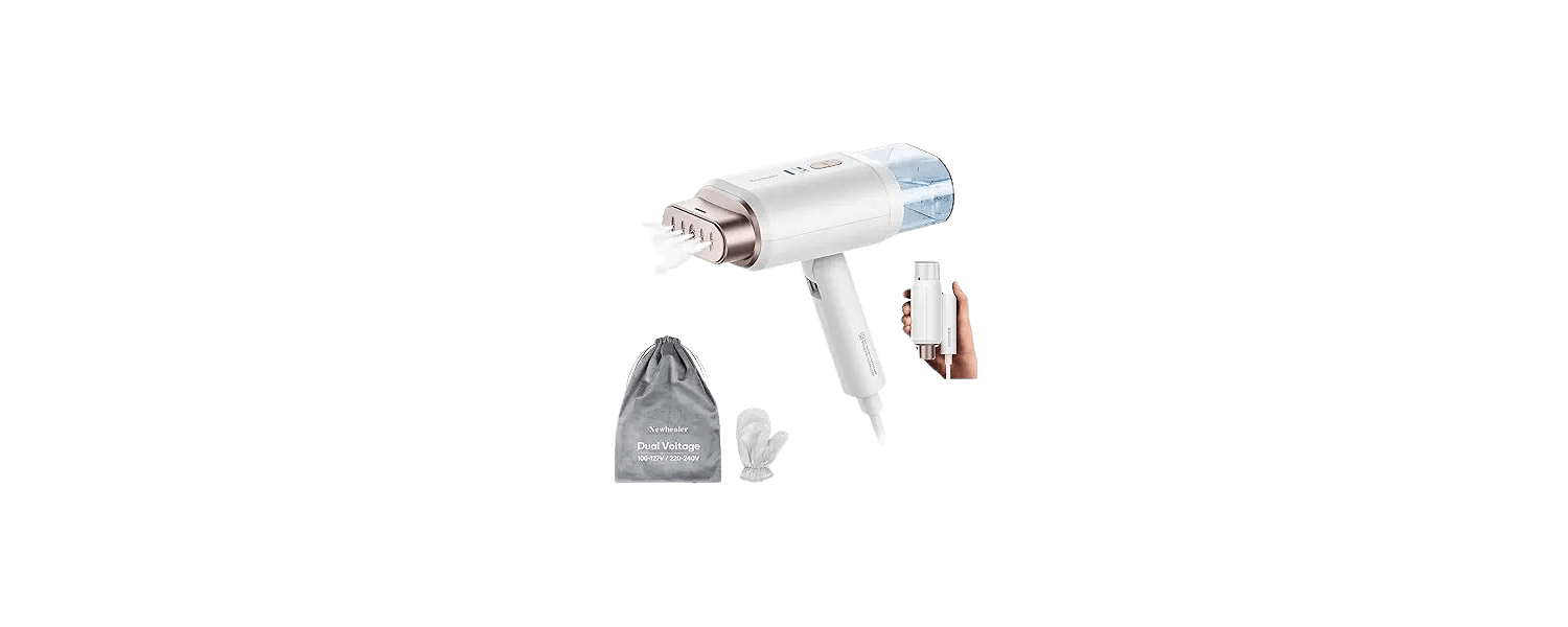 Foldable Travel Steamer with Dual Voltage